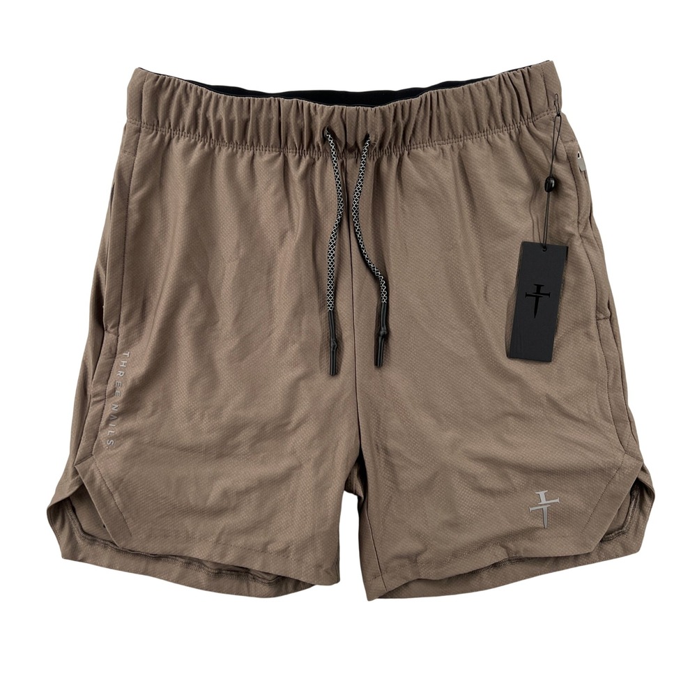 NEW Three Nails Pro-Tech 2.0 Liner 5" Shorts Men Medium Lined Gym Training Run